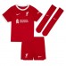 Liverpool Alexis Mac Allister #10 Dětské Oblečení Domácí Dres 2023-24 Krátkým Rukávem (+ trenýrky)